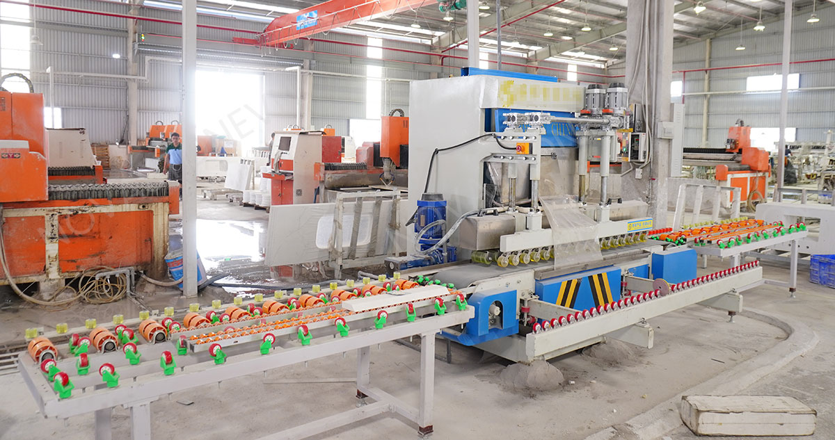 nova stone vietnam 45° Bevel Edge Profiler Systems is a better choice than manual cutting