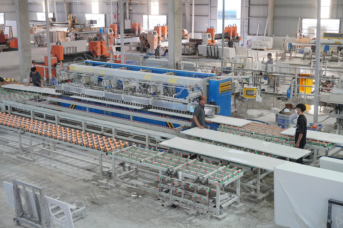 Heavy-Duty Horizontal Edge Profiler for heavy weight or large size countertop edges grinding