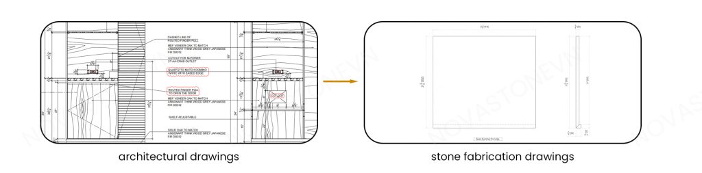 architectural drawings break down