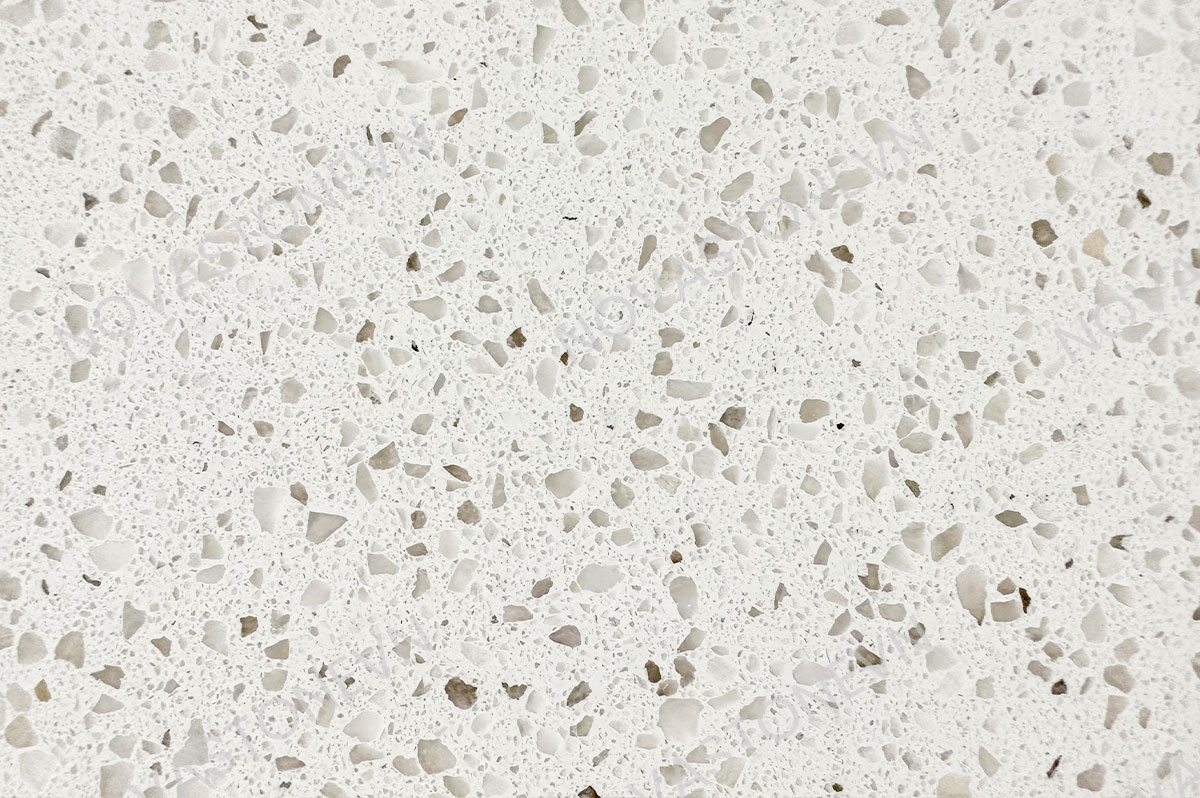 nv393 characterized by its bold, large-particle composition, this granular quartz offers a textured "visual depth" that remains striking even from a distance
