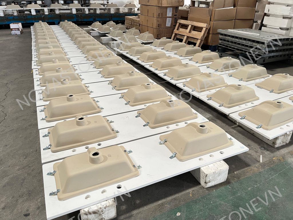 nova stone also provide pre-installed sinks before shipment, helping further reduce on-site labor requirements