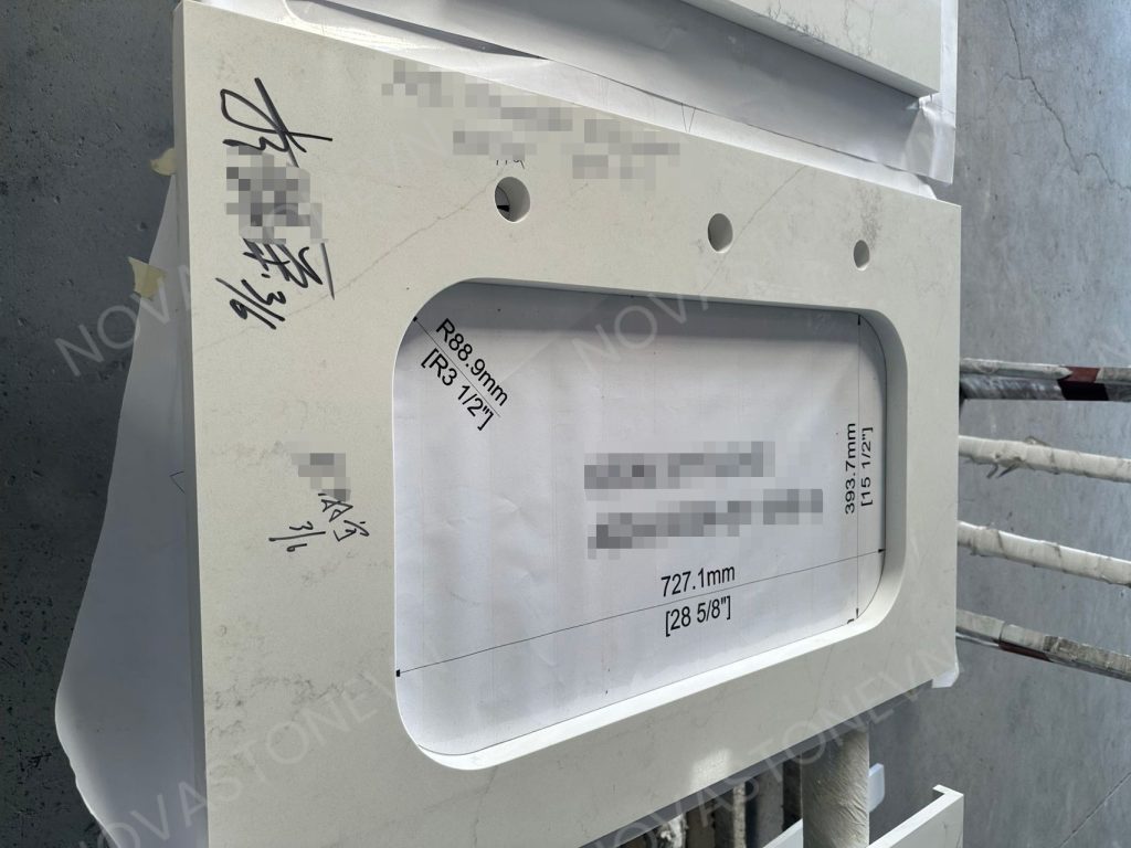 Before nova stone every mass-production order, pre-production samples are reviewed and signed off by relevant personnel to verify