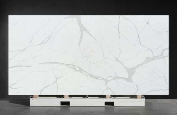 NV835 SGS ASTM inspect White Calacatta Wholesale Artificial Quartz Stone Slab