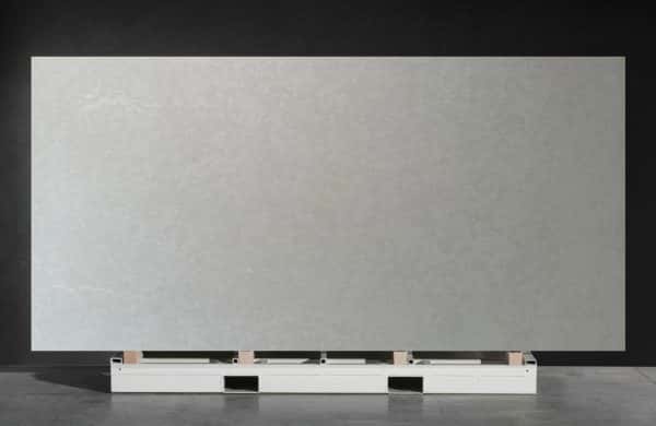 NV854 Carrara Gray Light Floral White Lines Custom Thickness Quartz Stone Slab