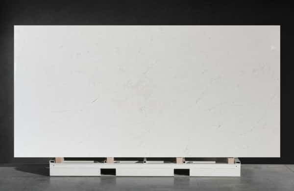 NV678 Anti-Abrasion Composite Super Light Carrara White Quartz Countertops Slab