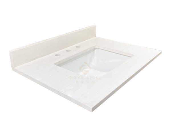 31“ Begie Quartz Bathroom Vanities Top