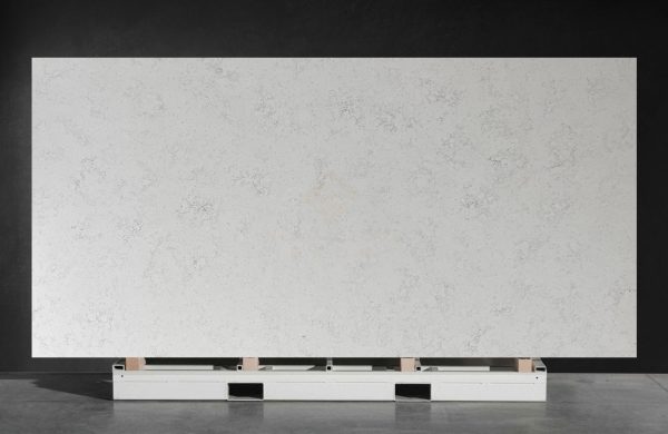 NV610 Carrara Gray Floral Anti-penetration Stainless Artificial Quartz Stone Slab