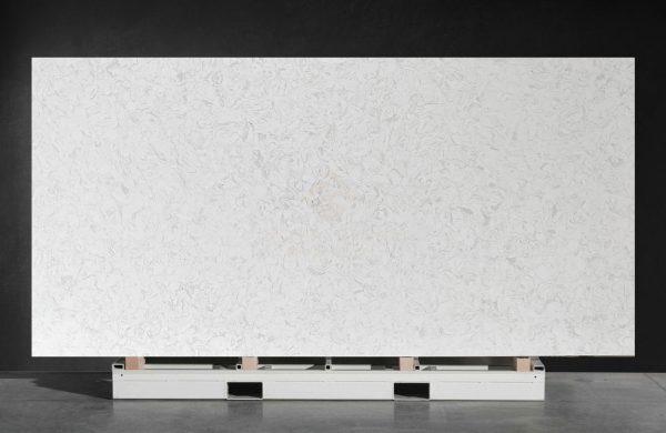 NV619 Light Floral Beige Jade Grain Carrara Quartz Stone Slab Cost Per Square Foot