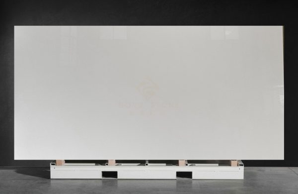 NV720 Durable Tiny Granular Grain Particle White Quartz Stone Largest Jumbo Slab for Sale