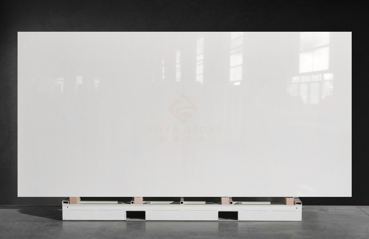NV171: The Go-To Solid White Quartz for Large-Scale Projects
